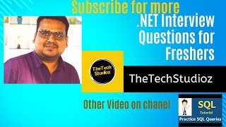 NET Interview Questions for Freshers amp 02 Years Experience  NET Interview Preparation [upl. by Amati]