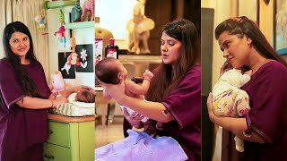 Kratika Sengar Shared First Video Of Her New Born Baby Girl Devika [upl. by Emelen]