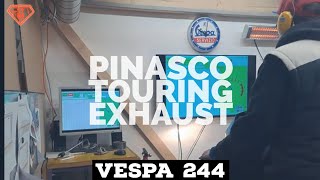 vespa 244 dyno  PINASCO touring BOX  FMPboxTEST [upl. by Erdnua]