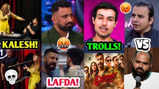 LAFDA EVERYWHERE 😳 Rajat Dalal in Bigg Boss Kunal Vs Bhavish Dhruv Rathee Indias got Latent [upl. by Naget]