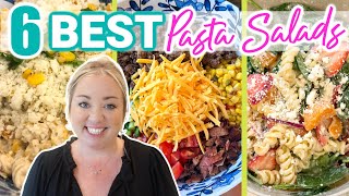 6 OF THE BEST PASTA SALAD RECIPES  YOU WILL WANT TO MAKE EVERY ONE OF THESE RECIPES  COOK WITH US [upl. by Daune]