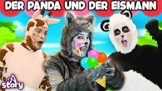 Der Panda und Der Eismann Der Unbesiegbare Krieger Gute nacht geschichte Deutsch  A Story German [upl. by Derry]