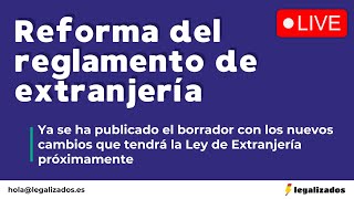 Reforma del reglamento de extranjería en España😱📌 [upl. by Alenoel847]