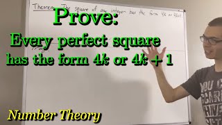 Prove that the square of any integer has the form 4k or 4k1 ILIEKMATHPHYSICS [upl. by Roseann]