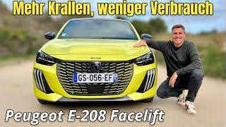 Peugeot E208 GT Kleinwagen mit Facelift und neuem Antrieb  Test  Review  Preis  2024 [upl. by Erlinna716]