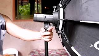 How to Assemble  Disassemble 90cm Triopo Softbox [upl. by Eenahc]