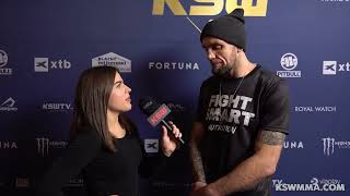 Madars Fleminas excited to join KSW  XTB KSW 89 [upl. by Aicak]