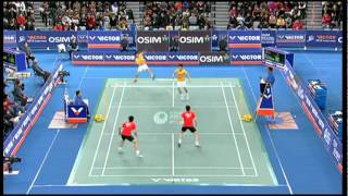 Semi Finals  MD  Cai Y  Fu H vs Ko SH  Yoo YS  2012 Victor Korea Open [upl. by Leonor]