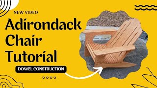 How to Make an Adirondack Chair  FREE Plans Included [upl. by Assen]