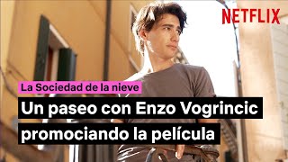 El viaje de Enzo Vogrincic  ‘La Sociedad de la nieve’ [upl. by Olivette]