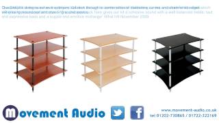 Quadraspire Q4EVO  Q4 EVO amp Q4L HiFi Stand which is available from Movement Audio [upl. by Koslo]