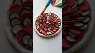 Ratatouille cookie🍅🥒 recipes and supplies linked in my bio cookiedecorating asmr oddlsatisfying [upl. by Eelaroc369]