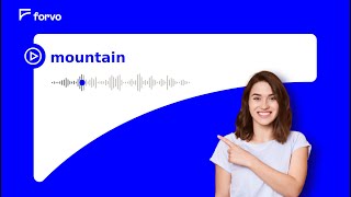 How to pronounce mountain in English [upl. by Vachill669]