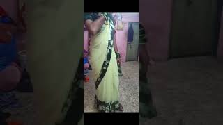 crossdresser wear saree shorts youtube saree [upl. by Torrlow]