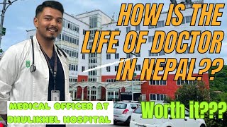 DAY IN A LIFE OF DOCTOR AS A MEDICAL OFFICER AT DERMATOLOGY DEPARTMENT AT DHULIKHEL HOSPITAL👨🏽‍⚕️🩺 [upl. by Aifoz]