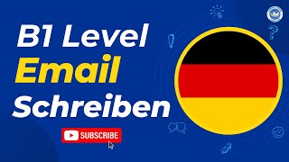 German Language Goethe Zertifikat B1 Email Schreiben  Vid  1  germansikho [upl. by Aicilaana]