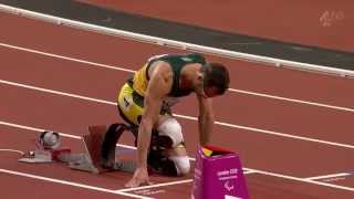 Oscar Pistorius wins the T44 400m final  London 2012 Paralympics [upl. by Aratahs]