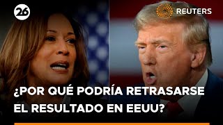 ¿Por qué podría retrasarse el resultado de las elecciones en EEUU  Reuters [upl. by Karilla214]