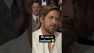 Ryan goslings HILARIOUS reaction to winning best song [upl. by Rosalinda]