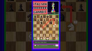 Italian Game Knight Attack PonzianiSteinitz Gambit shorts chess [upl. by Treble]