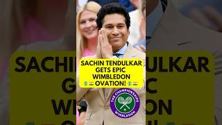 Sachin Tendulkar Receives Legendary Wimbledon Ovation 🎾🔥🇮🇳shorts wimbledon [upl. by Anetta]