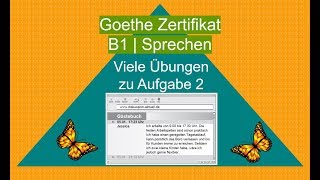 Goethe Zertifikat B1 Schreiben  Aufgabe 2 [upl. by Etnahs]