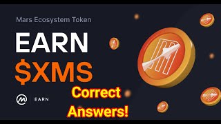 CoinMarketCap MARS Ecosystem Learn And Earn Quiz Answers [upl. by Ahseekan]