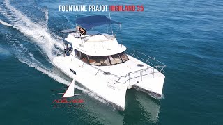 Fountaine Pajot Highland 35  Power catamaran [upl. by Enahsal]