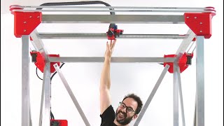 Building a Giant 3D printer to 3D print myself [upl. by Ennayar136]