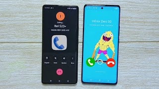 Itel s23incoming call amp Infinix Zero 30 Outgoing CallGoogle dialer [upl. by Dnilazor48]