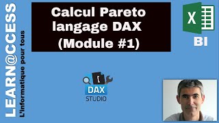 Power Pivot  Calculer un Pareto par Client Module 1 [upl. by Cralg230]