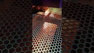 Laser cutting plat grille speaker custom fiberlasercutting cuttinglaser fiberlasercuttingmachine [upl. by Lothario]