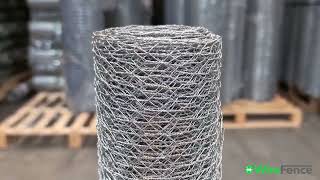 13mm Chicken Wire Netting Economy H90cm x L10m  22g  WireFence [upl. by Murdock]