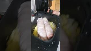 Nicole Schnabler Schweinefilet im Speck Mantel in 20 Minuten im Tupperware Airfryer Teil 1 [upl. by Ardnaek223]