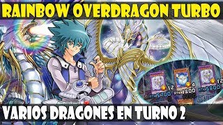 RAINBOW OVERDRAGONSUPRADRAGON ARCO IRIS TURBO DECK  ¡2 DRAGONES EN TURNO 2  DUEL LINKS [upl. by Ika334]