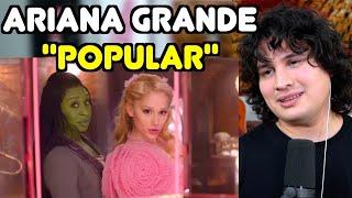 Vocal Coach Reacts to Ariana Grande  Popular From WICKED [upl. by Wernher]