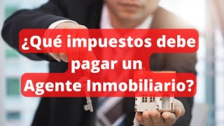 ¿Qué impuestos debe pagar un agente inmobiliario con la Dra Jenny Peña [upl. by Ennovi]