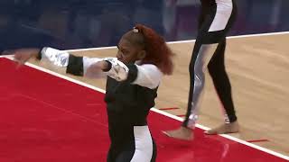 Captivating Cats Perform at NBA Halftime Show [upl. by Lydnek177]