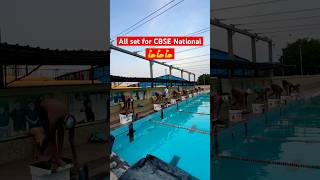 Final preparations for CBSE National 2024 shorts swimmer [upl. by Erline]