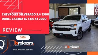 Chevrolet Silverado 54 2500 Doble Cabina Ls 4x4 AT 2020 [upl. by Dnomed529]