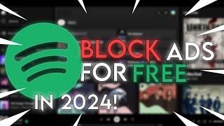 How to block ADS in Spotify for Free in 2024 BlockTheSpot Windows [upl. by Eugeniusz]