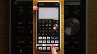 Casio fxCG50 tutorials Exam Mode shorts [upl. by Rowe]