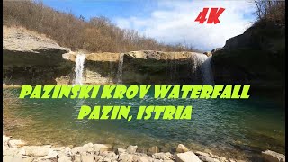 Pazinski Krov Waterfall  Pazin Istria [upl. by Sayers166]