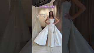 1 2 or 3 viral trending 2024weddingtrends weddingdress [upl. by Ithnan59]