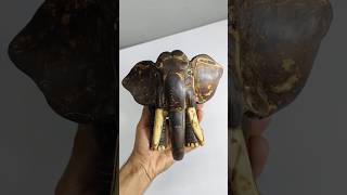 Create an ELEPHANT from a Coconut Shell🥥🐘shortsfeed craft shorts diy [upl. by Nortna572]