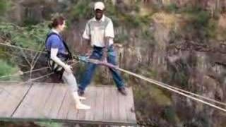 Gorge Swing Victoria Falls Flavia [upl. by Yxor]