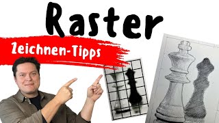 RasterTechnik beim Zeichnen nutzen  Komplette Übersicht und Tipps [upl. by Lleinad]