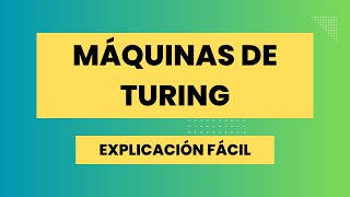 Máquinas de Turing  Explicación y ejercicio de examen [upl. by Fabron770]