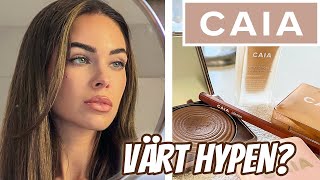 TESTAR CAIA COSMETICS BÄSTSÄLJARE  nya Dewy Drops Är det värt hypen [upl. by Xymenes815]