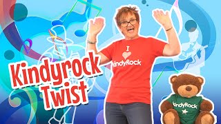 kindyRock Twist  Preschool songs action and movement  Fun kids songs with lyrics [upl. by Sanford545]